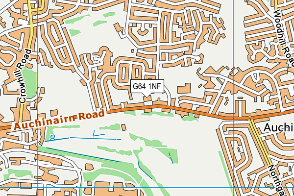 G64 1NF map - OS VectorMap District (Ordnance Survey)