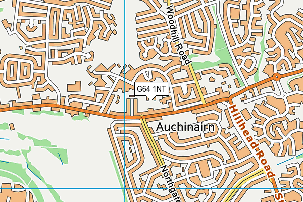 G64 1NT map - OS VectorMap District (Ordnance Survey)