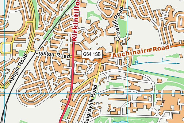 G64 1SB map - OS VectorMap District (Ordnance Survey)