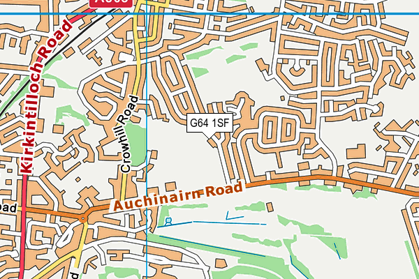 G64 1SF map - OS VectorMap District (Ordnance Survey)