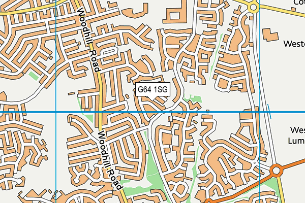 G64 1SG map - OS VectorMap District (Ordnance Survey)