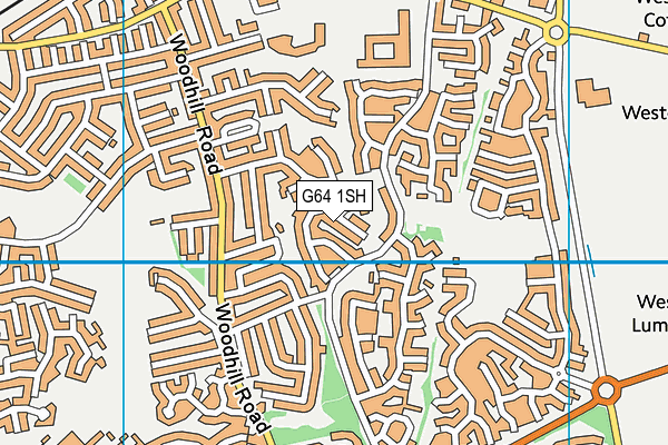 G64 1SH map - OS VectorMap District (Ordnance Survey)