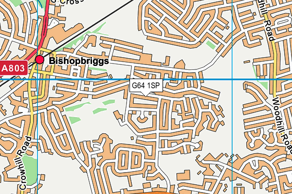 G64 1SP map - OS VectorMap District (Ordnance Survey)