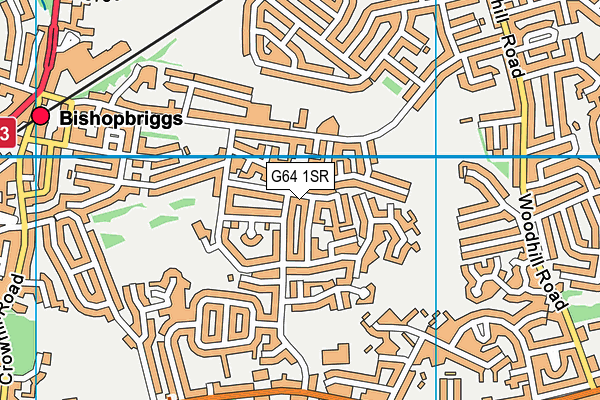 G64 1SR map - OS VectorMap District (Ordnance Survey)