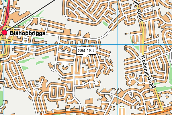 G64 1SU map - OS VectorMap District (Ordnance Survey)