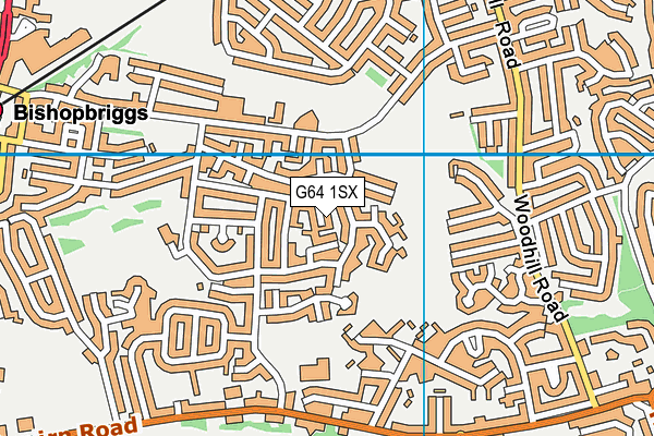 G64 1SX map - OS VectorMap District (Ordnance Survey)