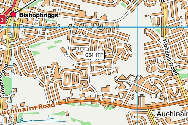 G64 1TF map - OS VectorMap District (Ordnance Survey)
