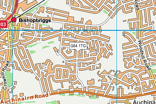 G64 1TG map - OS VectorMap District (Ordnance Survey)