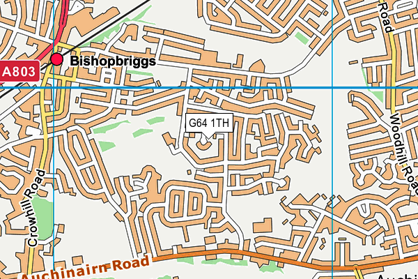 G64 1TH map - OS VectorMap District (Ordnance Survey)