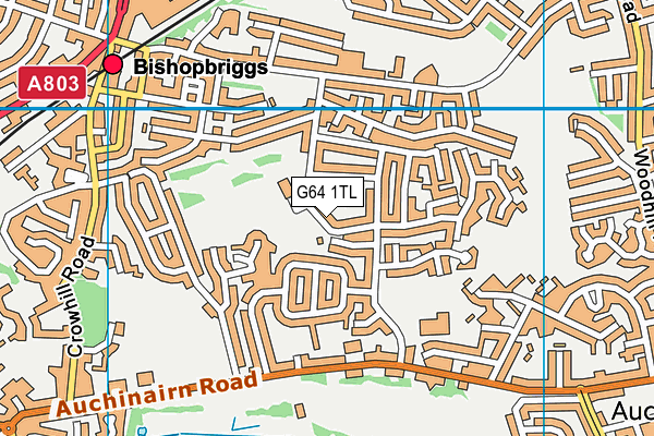 G64 1TL map - OS VectorMap District (Ordnance Survey)