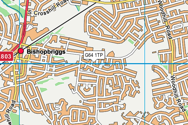 G64 1TP map - OS VectorMap District (Ordnance Survey)