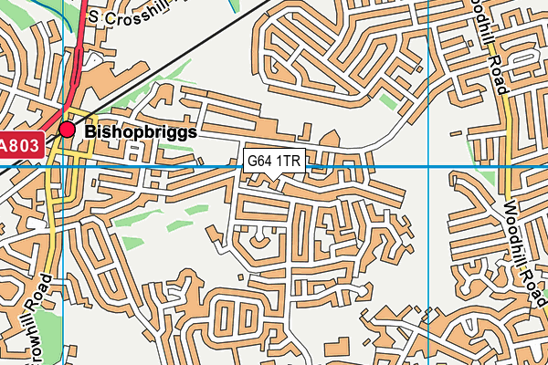 G64 1TR map - OS VectorMap District (Ordnance Survey)
