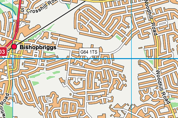 G64 1TS map - OS VectorMap District (Ordnance Survey)