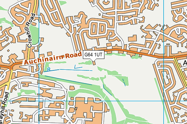 G64 1UT map - OS VectorMap District (Ordnance Survey)