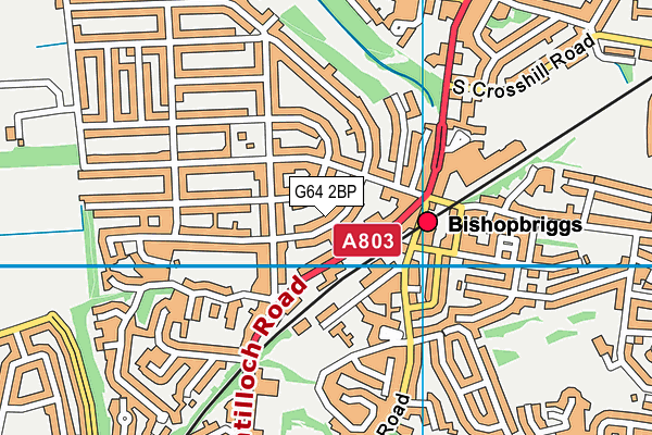 G64 2BP map - OS VectorMap District (Ordnance Survey)