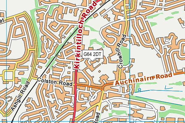 G64 2DT map - OS VectorMap District (Ordnance Survey)