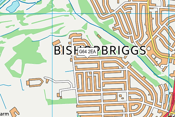 G64 2EA map - OS VectorMap District (Ordnance Survey)