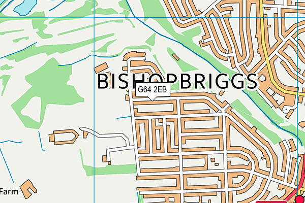 G64 2EB map - OS VectorMap District (Ordnance Survey)