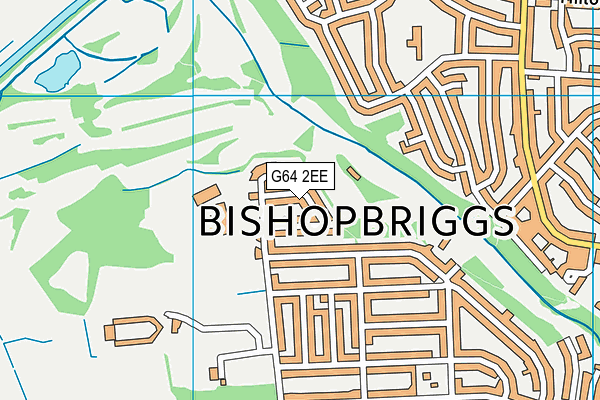 G64 2EE map - OS VectorMap District (Ordnance Survey)