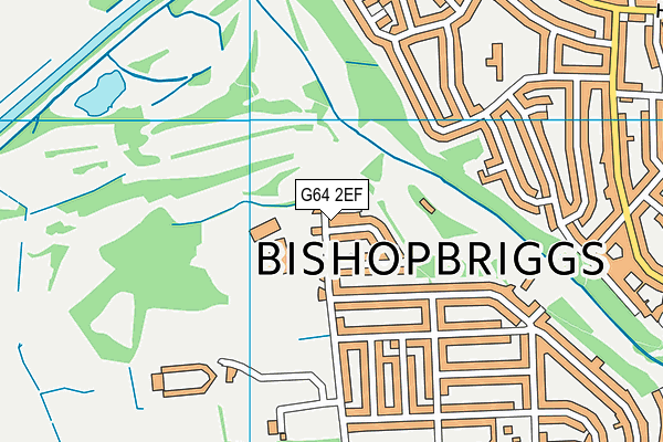 G64 2EF map - OS VectorMap District (Ordnance Survey)