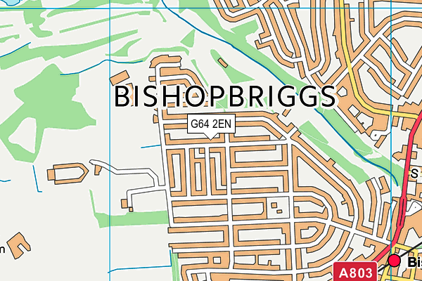 G64 2EN map - OS VectorMap District (Ordnance Survey)