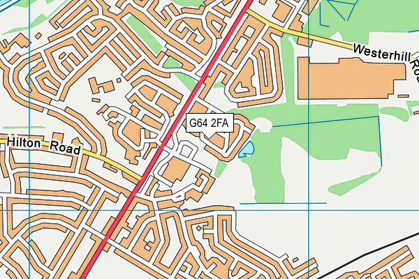 G64 2FA map - OS VectorMap District (Ordnance Survey)