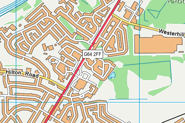 G64 2FF map - OS VectorMap District (Ordnance Survey)