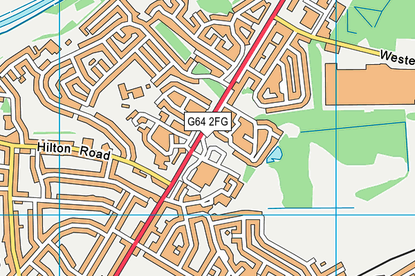 G64 2FG map - OS VectorMap District (Ordnance Survey)