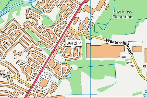 G64 2HP map - OS VectorMap District (Ordnance Survey)