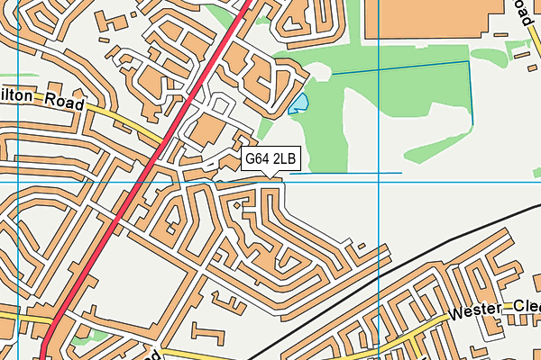 G64 2LB map - OS VectorMap District (Ordnance Survey)