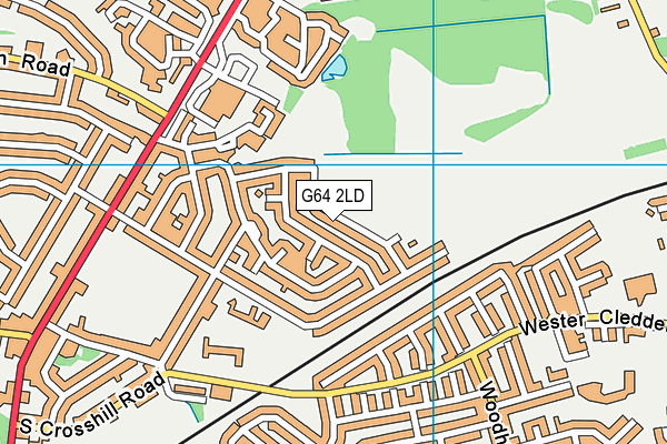 G64 2LD map - OS VectorMap District (Ordnance Survey)