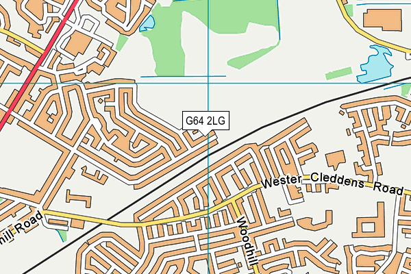 G64 2LG map - OS VectorMap District (Ordnance Survey)