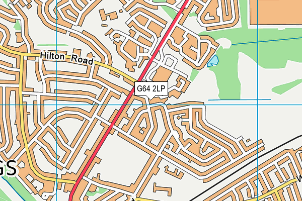 G64 2LP map - OS VectorMap District (Ordnance Survey)
