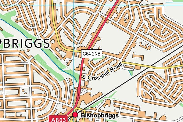 G64 2NB map - OS VectorMap District (Ordnance Survey)