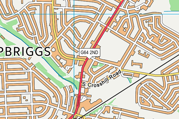 G64 2ND map - OS VectorMap District (Ordnance Survey)