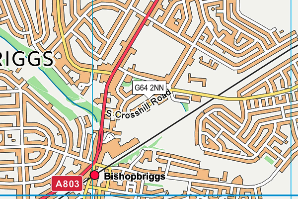 G64 2NN map - OS VectorMap District (Ordnance Survey)