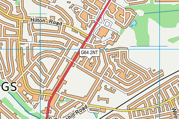 G64 2NT map - OS VectorMap District (Ordnance Survey)