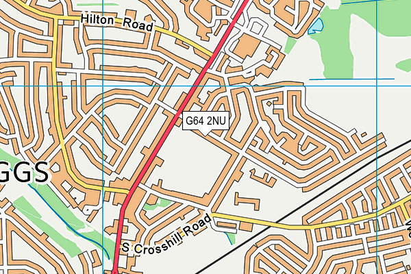 G64 2NU map - OS VectorMap District (Ordnance Survey)