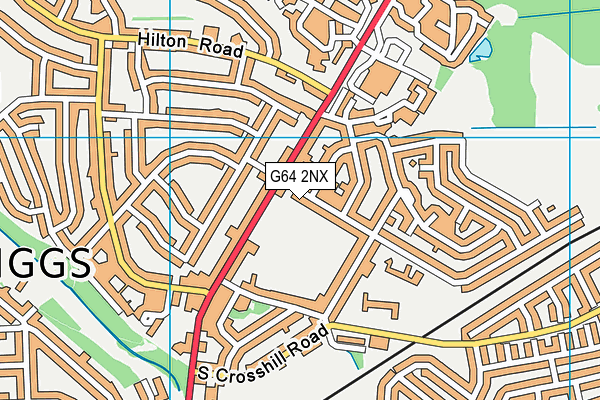 G64 2NX map - OS VectorMap District (Ordnance Survey)