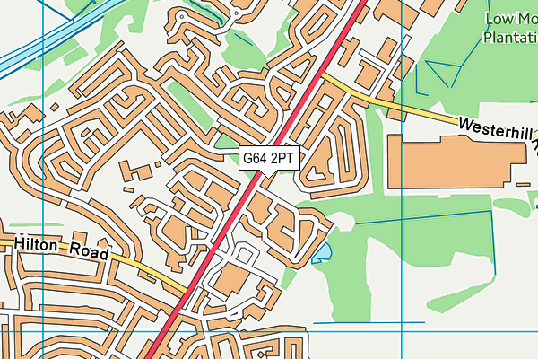 G64 2PT map - OS VectorMap District (Ordnance Survey)