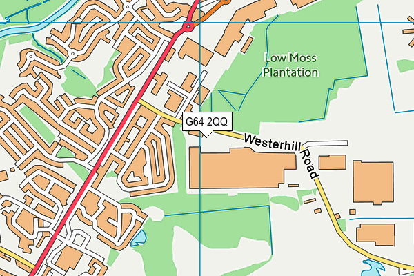 G64 2QQ map - OS VectorMap District (Ordnance Survey)