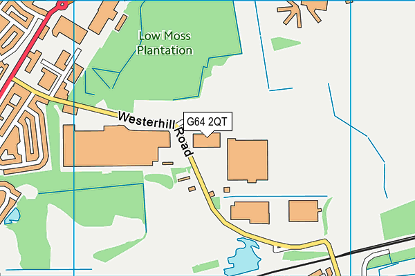 G64 2QT map - OS VectorMap District (Ordnance Survey)