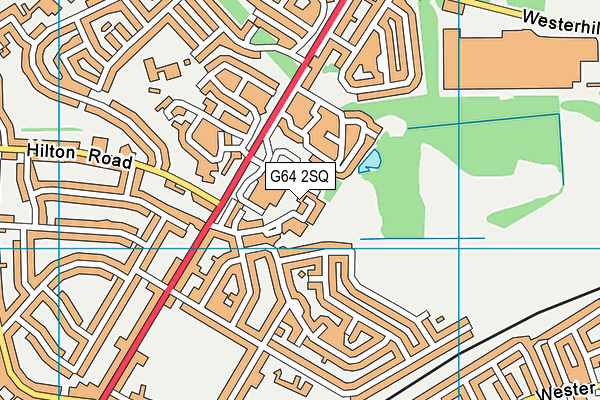 G64 2SQ map - OS VectorMap District (Ordnance Survey)