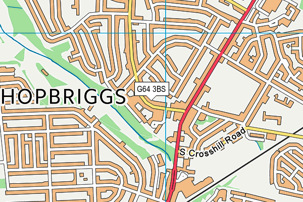 G64 3BS map - OS VectorMap District (Ordnance Survey)