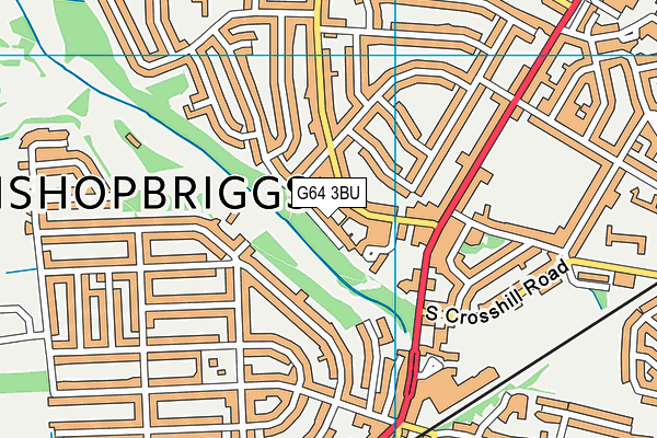 G64 3BU map - OS VectorMap District (Ordnance Survey)