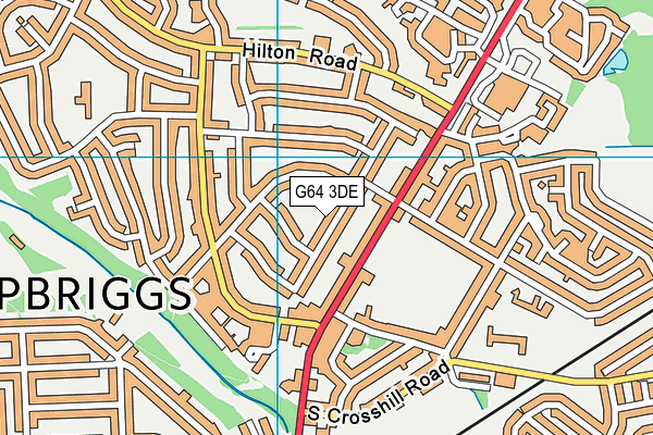G64 3DE map - OS VectorMap District (Ordnance Survey)