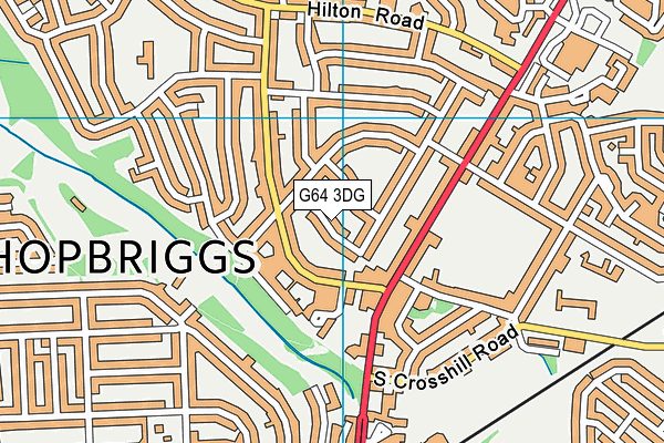 G64 3DG map - OS VectorMap District (Ordnance Survey)