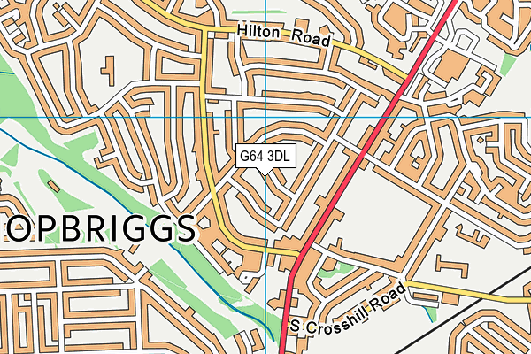 G64 3DL map - OS VectorMap District (Ordnance Survey)