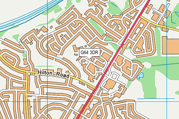 G64 3DR map - OS VectorMap District (Ordnance Survey)