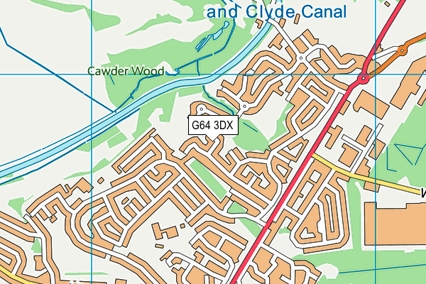 G64 3DX map - OS VectorMap District (Ordnance Survey)